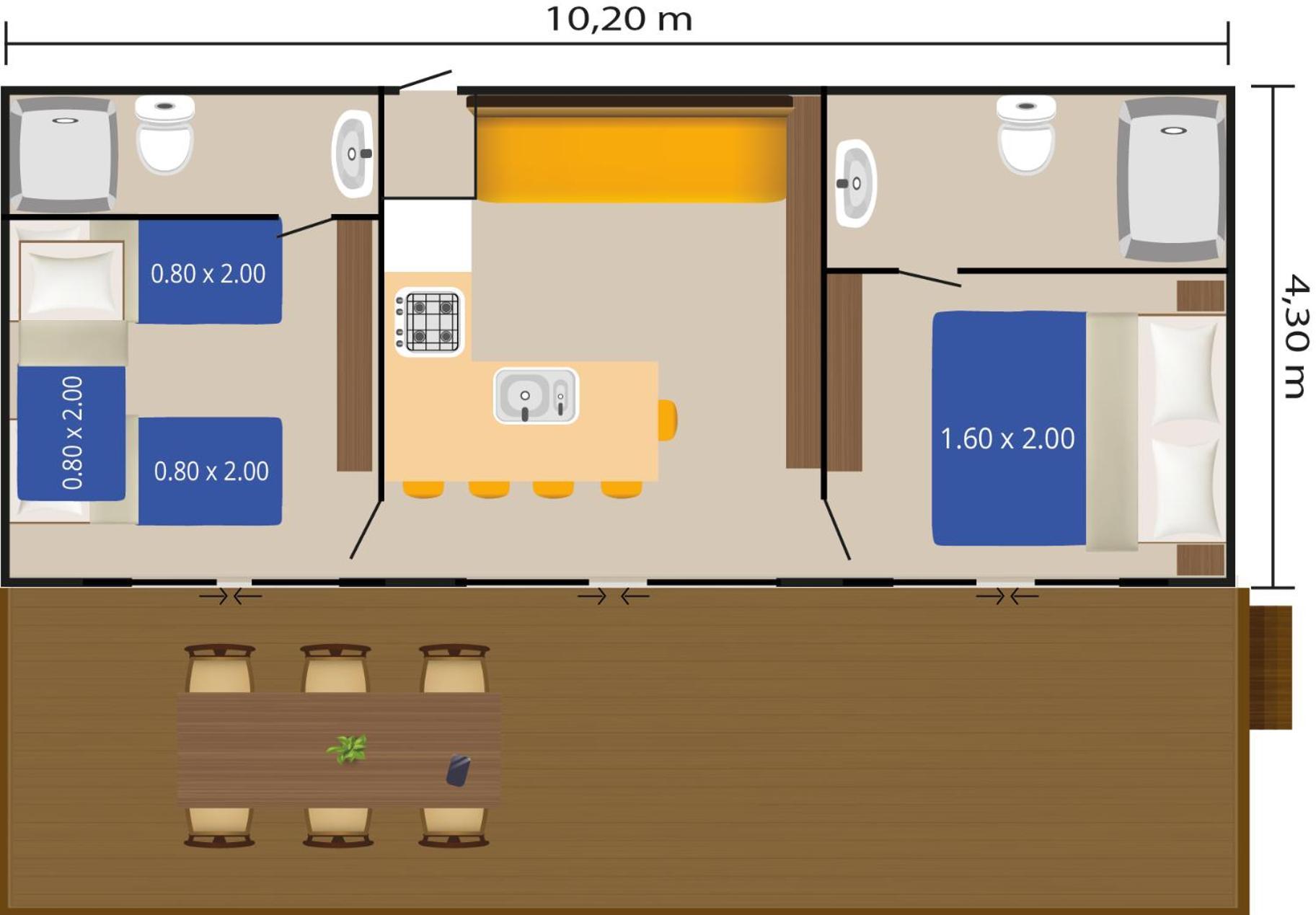 Easyatent Mobile Home Bijela Uvala Mugeba Zimmer foto